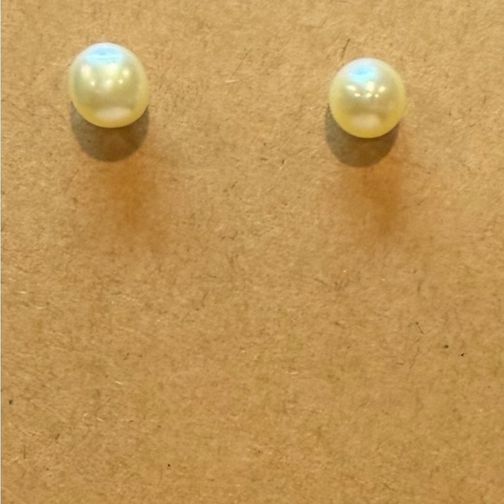 J. Fée Pearl Stud Earrings 925 posts - Picture 2 of 5